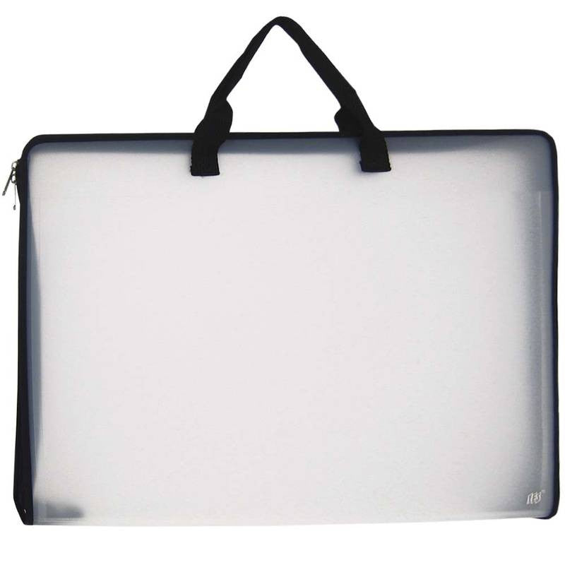 PASTA PLASTICA C/ ZIPER A3 C/ ALCA