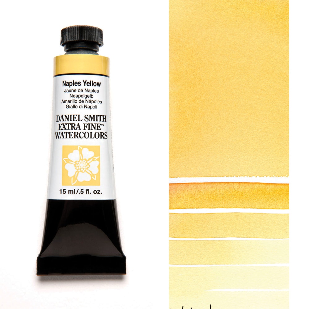 AQUARELA DANIEL SMITH 15ml EXTRA FINE Naples Yellow 058