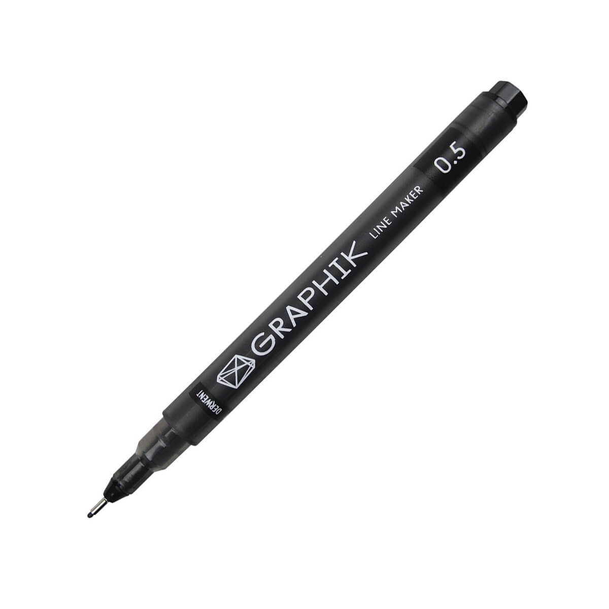 CANETA DERWENT GRAPHIK LINE MAKER C/ 06 0,05/1/2/3/5/8 BLACK