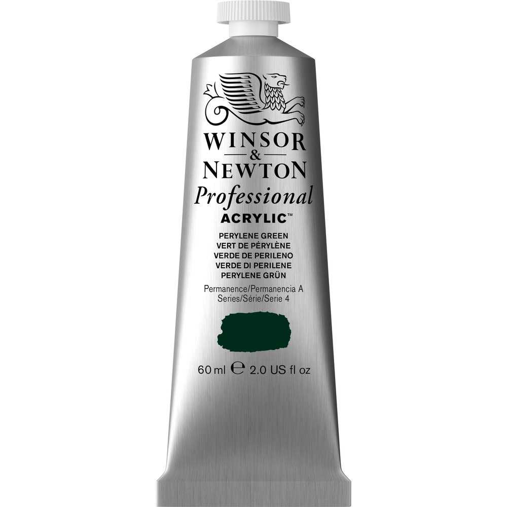 ACRILICA WINSOR NEWTON PROFISSIONAL 60ML 460 PERYLENE GREEN S4