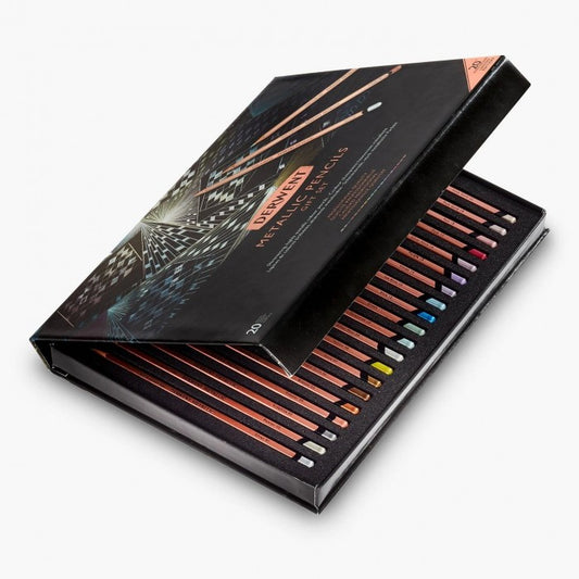 ESTOJO LAPIS COR DERWENT METALLIC 20 CORES ANNIVERSARY EDITION