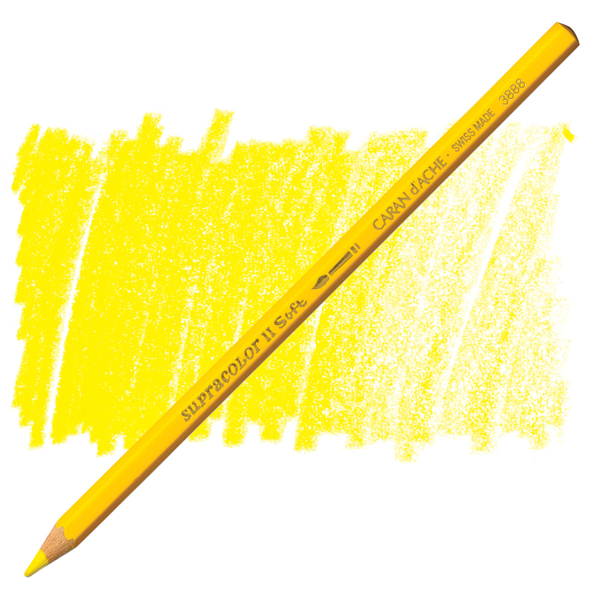 LAPIS AQUARELAVEL CARAN D´ACHE SUPRACOLOR 010 YELLOW 3888010