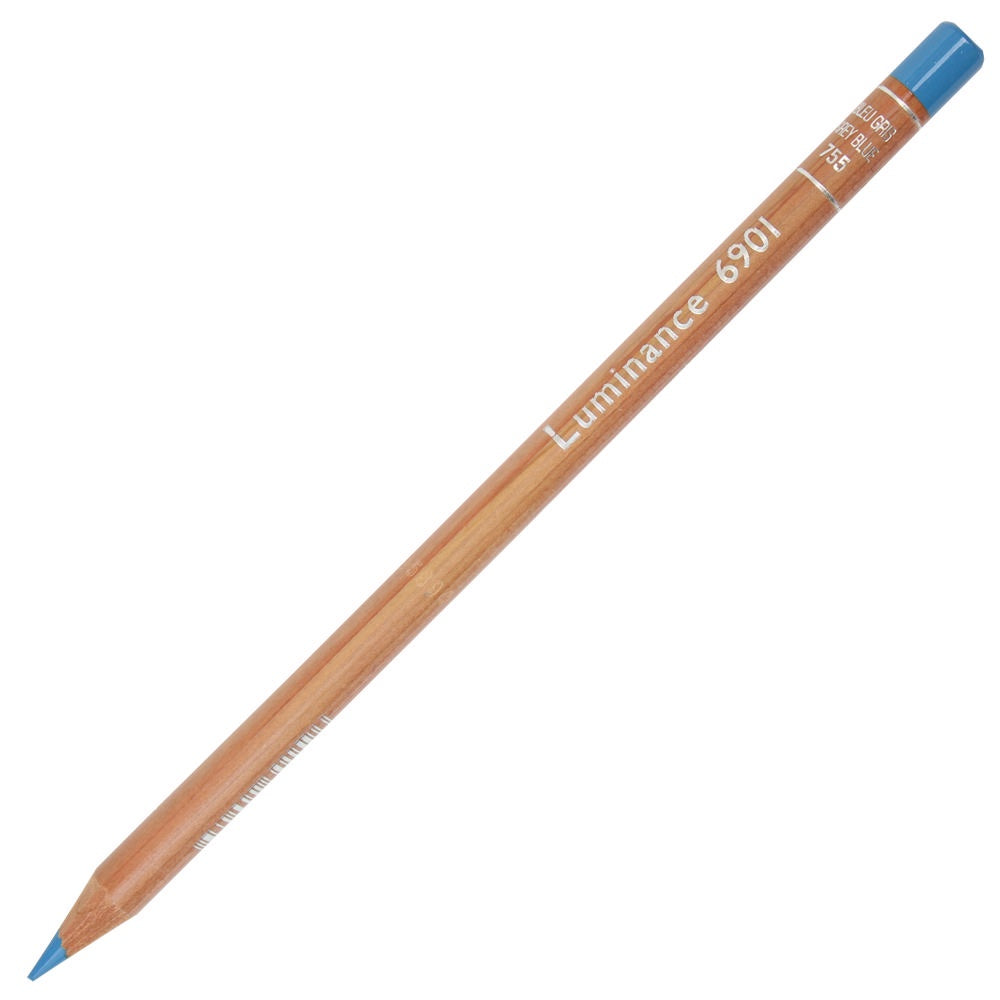 LAPIS COR CARAN D´ACHE LUMINANCE 755 GREY BLUE 6901755