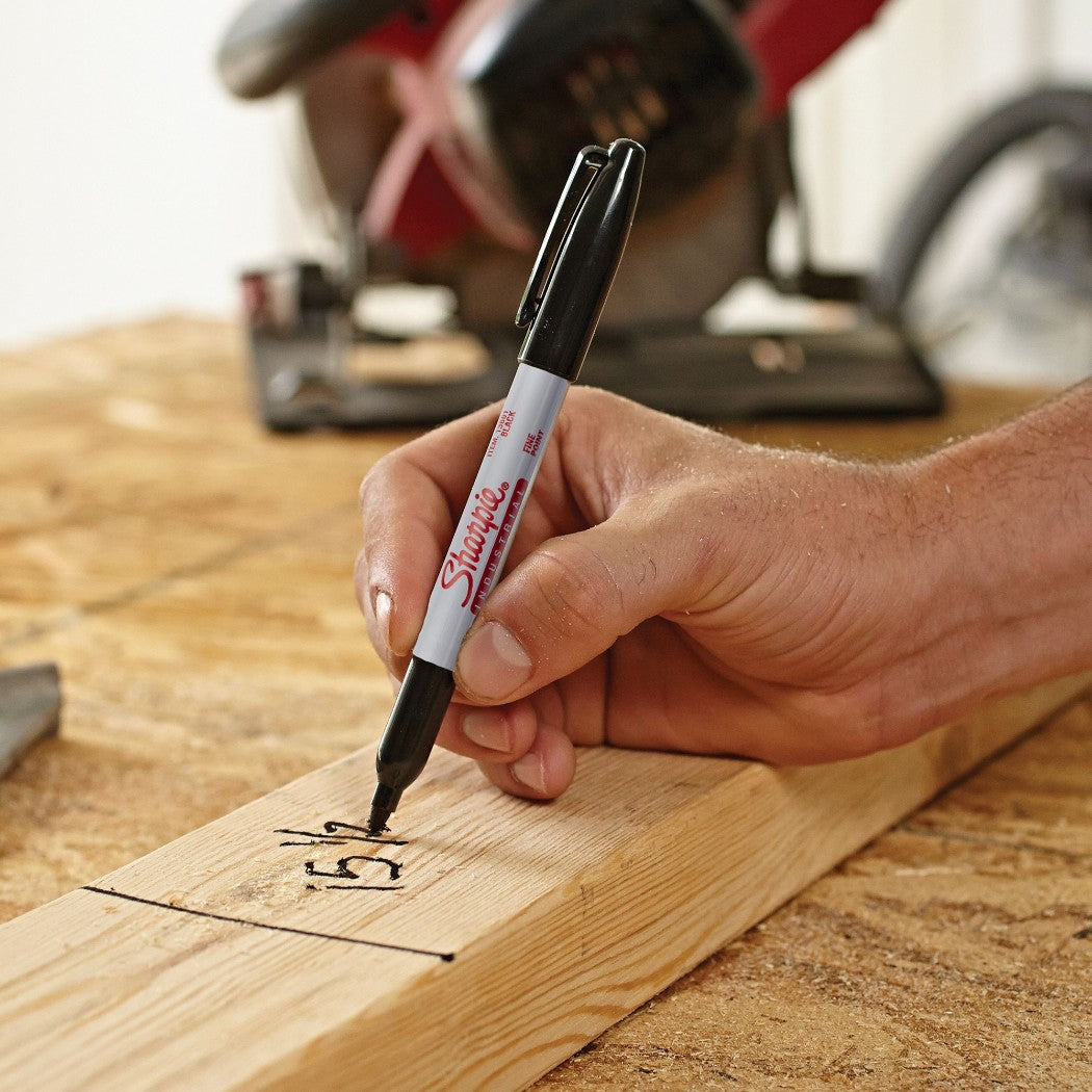 CANETA SHARPIE FINE INDUSTRIAL BLACK