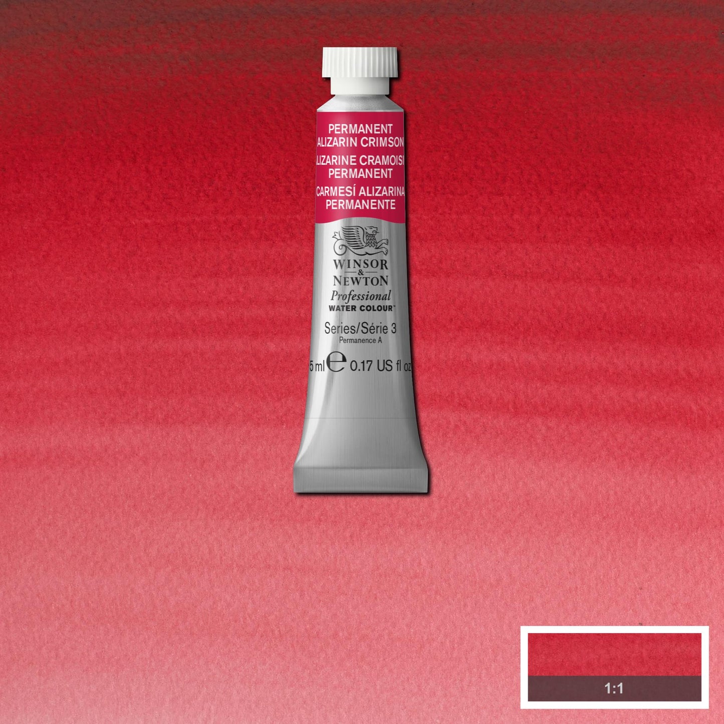 AQUARELA WINSOR NEWTON ARTISTS 5ml 466 PERMANENT ALIZARIN S3