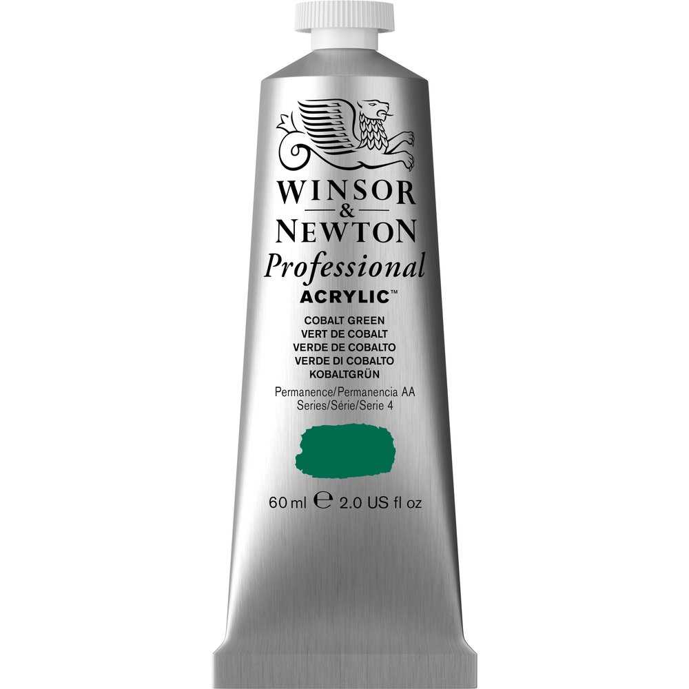 ACRILICA WINSOR NEWTON PROFISSIONAL 60ML 453 COBALT GREEN ROW S4