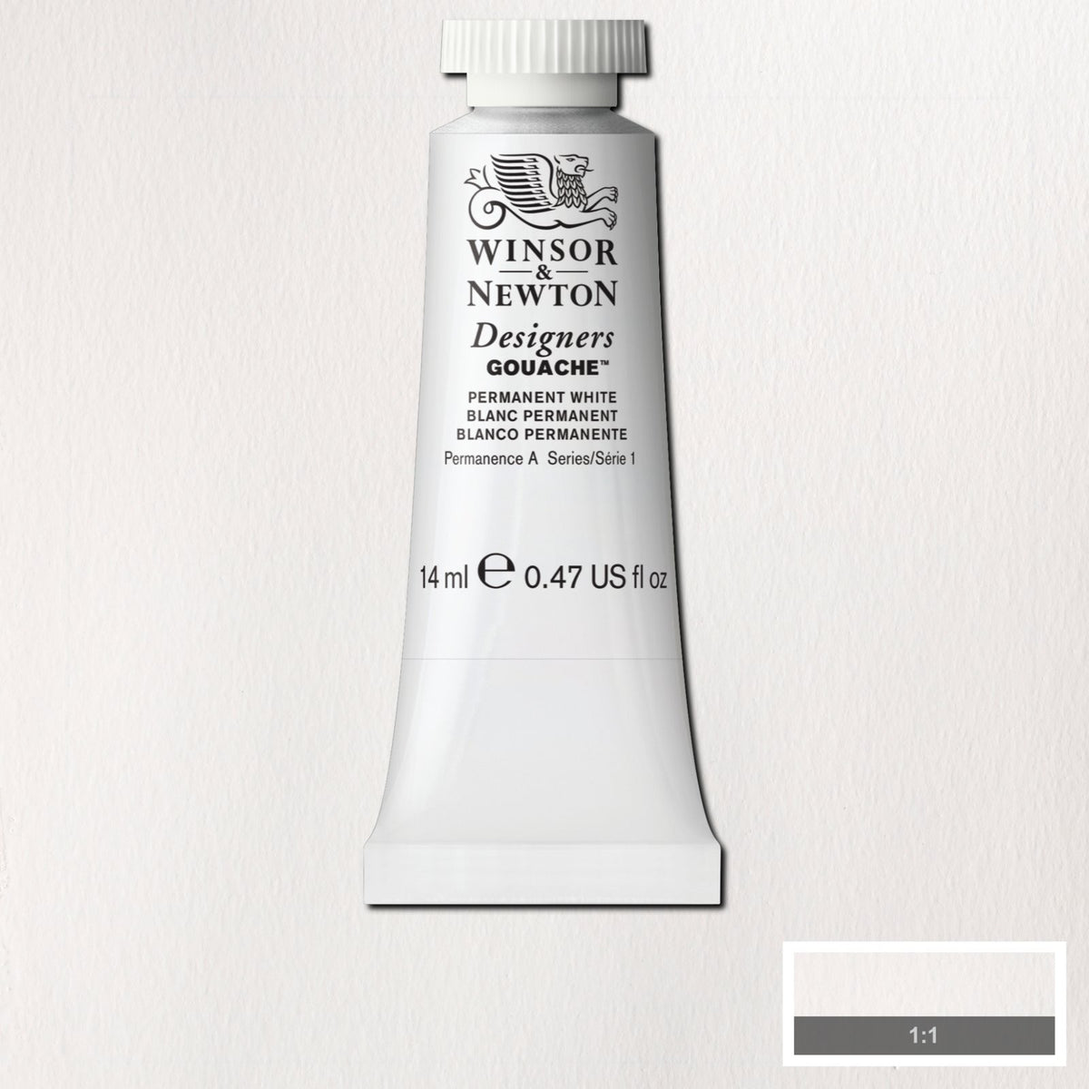 GOUACHE WINSOR NEWTON DESIGNERS 512 PERMANENT WHITE 14ML