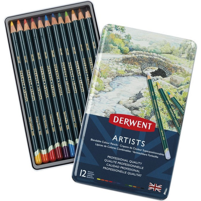 LAPIS COR DERWENT ARTISTS 012 CORES
