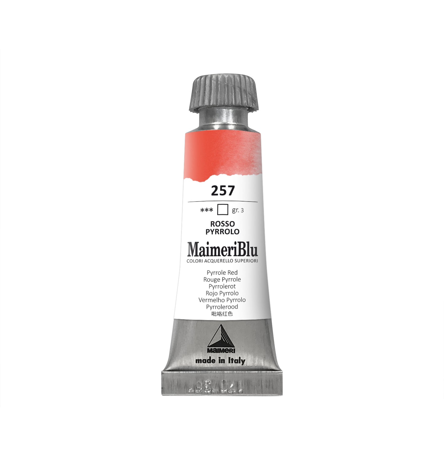 AQUARELA MAIMERIBLU ARTISTS 257 PYRROLE RED 12ML S3