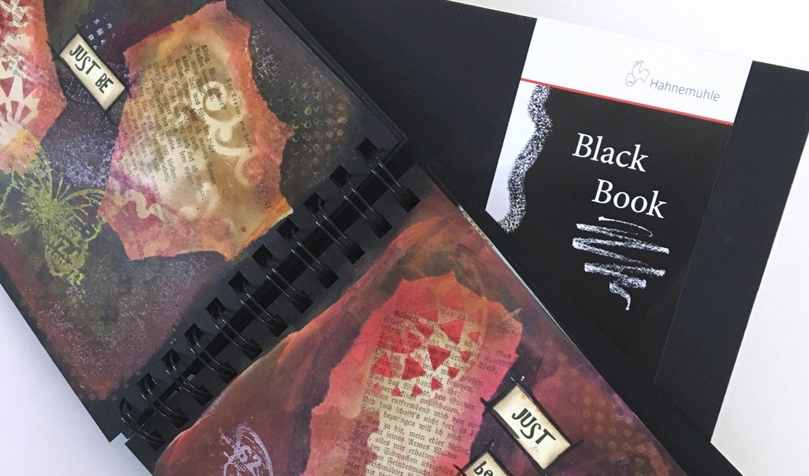 BLOCO HAHNEMUHLE BLACK BOOK 250g/m2 A5 30 FOLHAS