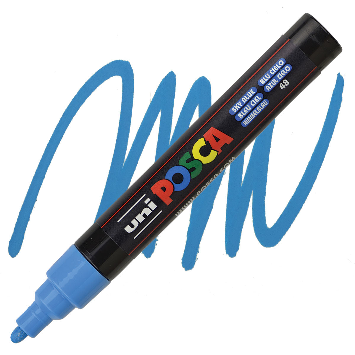 CANETA POSCA PC-5M 48 SKY BLUE