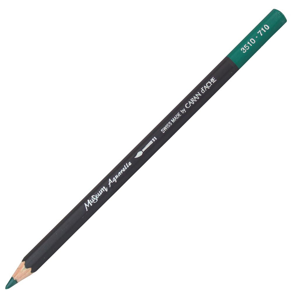 LAPIS AQUARELAVEL CARAN D´ACHE MUSEUM 710 VERDE PHTALO 3510710