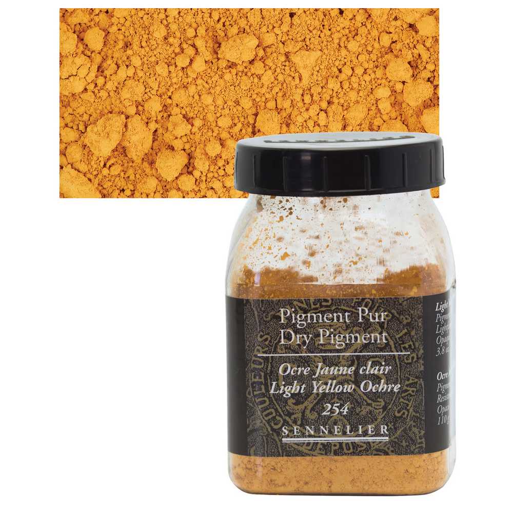 PIGMENTO PURO SENNELIER 254 LIGHT YELLOW OCHRE 110g S3