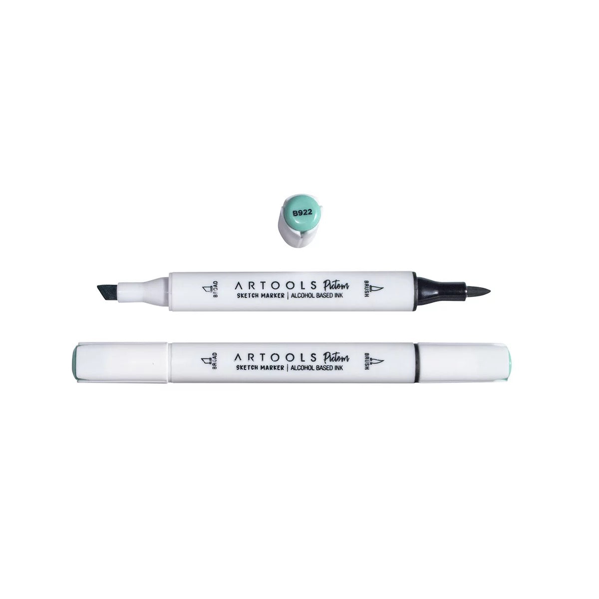 MARCADOR ARTOOLS PICTOM PONTA DUPLA DUSTY JADE GREEN (B922)