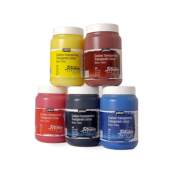 ACRILICA PEBEO STUDIO FLUID GLAZE 250ml 140 GRIS DE PAYNE