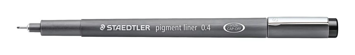 CANETA STAEDTLER PIGMENT LINER 0.4MM PRETO