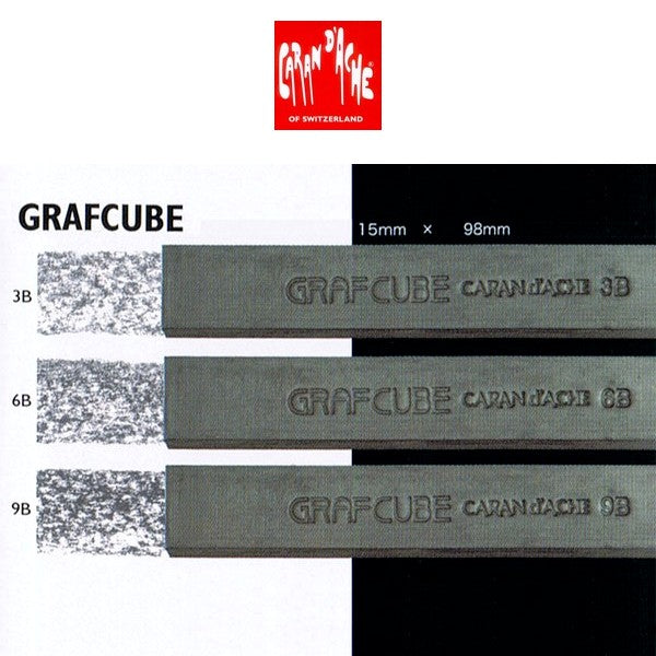 GRAFITE INTEGRAL CARAN D´ACHE GRAFCUBE 15mm 6B