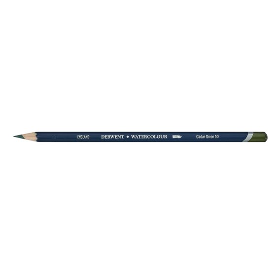 LAPIS AQUARELAVEL DERWENT WATERCOLOUR 50 CEDAR GREEN