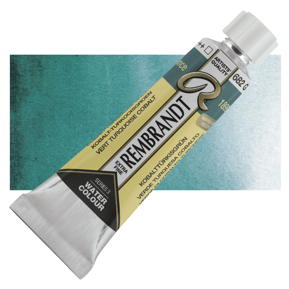AQUARELA TALENS REMBRANDT 10ML 682 COBALT TURQUOISE GREEN