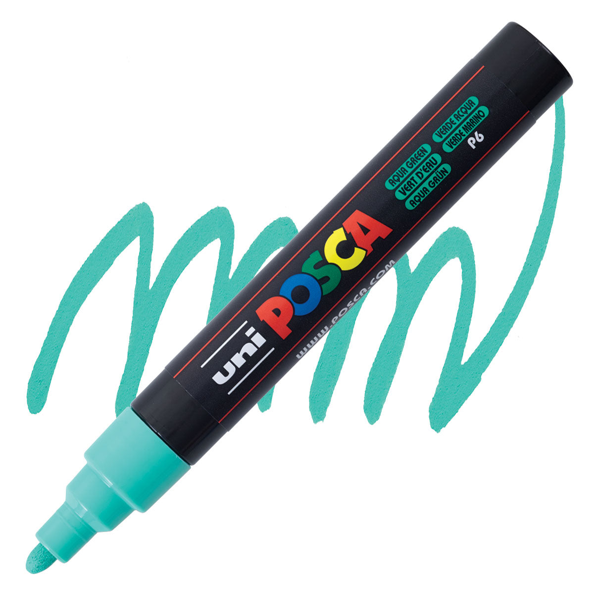 CANETA POSCA PC-5M P6 VERDE AGUA