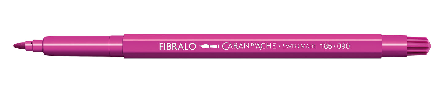 CANETA FIBRALO 090 ROSA ESCURO 185090