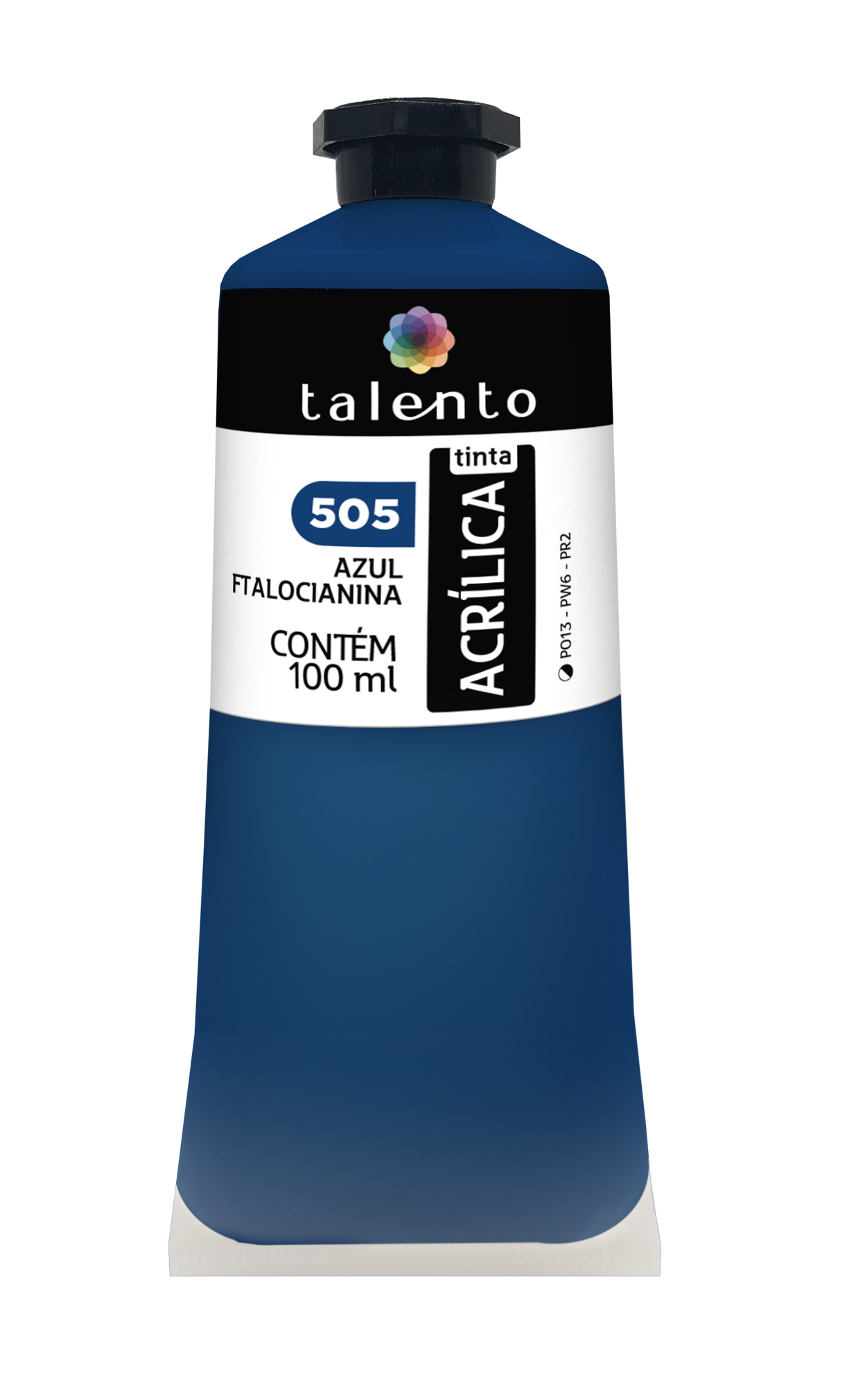 ACRILICA TALENTO 100ML 505 AZUL FTALOCIANINA