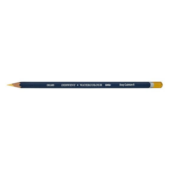 LAPIS AQUARELAVEL DERWENT WATERCOLOUR 6 DEEP CADMIUM