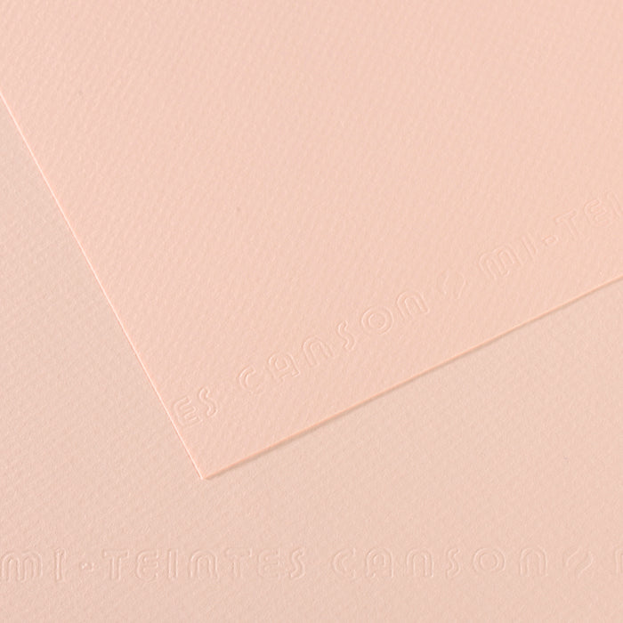 PAPEL CANSON MI-TEINTES 160G/M2 A2 103 ROSA BEBE