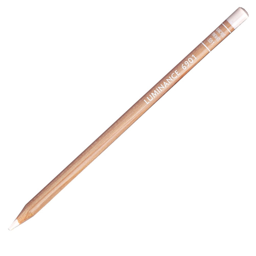 LAPIS COR CARAN D´ACHE LUMINANCE 581 PINK WHITE 6901581