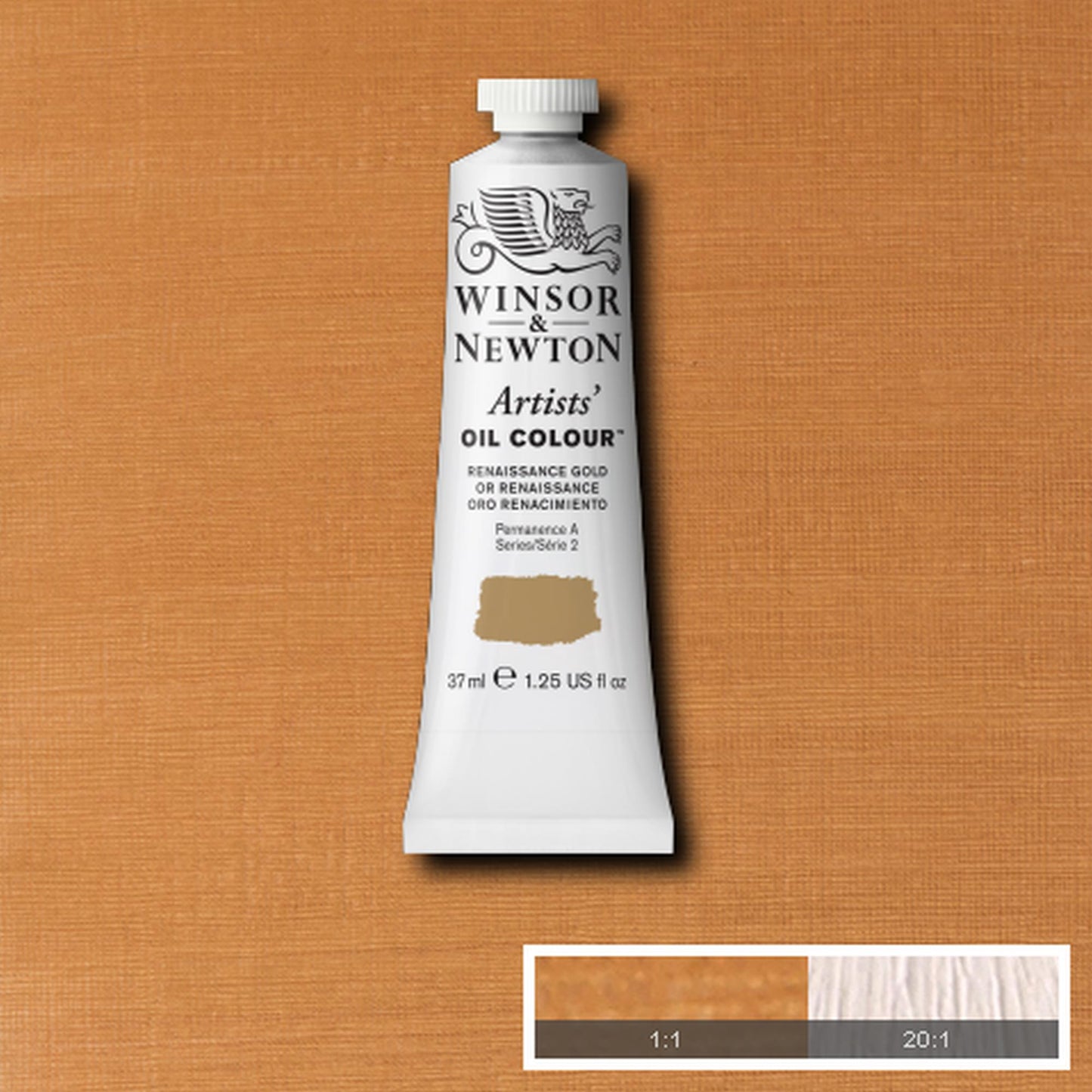 OLEO WINSOR NEWTON ARTISTS 037ML 573 RENAISSANCE GOLD S2