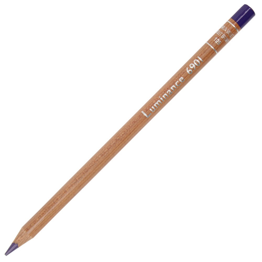 LAPIS COR CARAN D´ACHE LUMINANCE 129 VIOLET BROWN 6901129