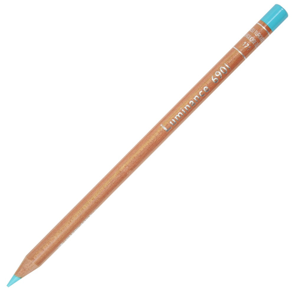 LAPIS COR CARAN D´ACHE LUMINANCE 171 TURQUOISE BLUE 6901171