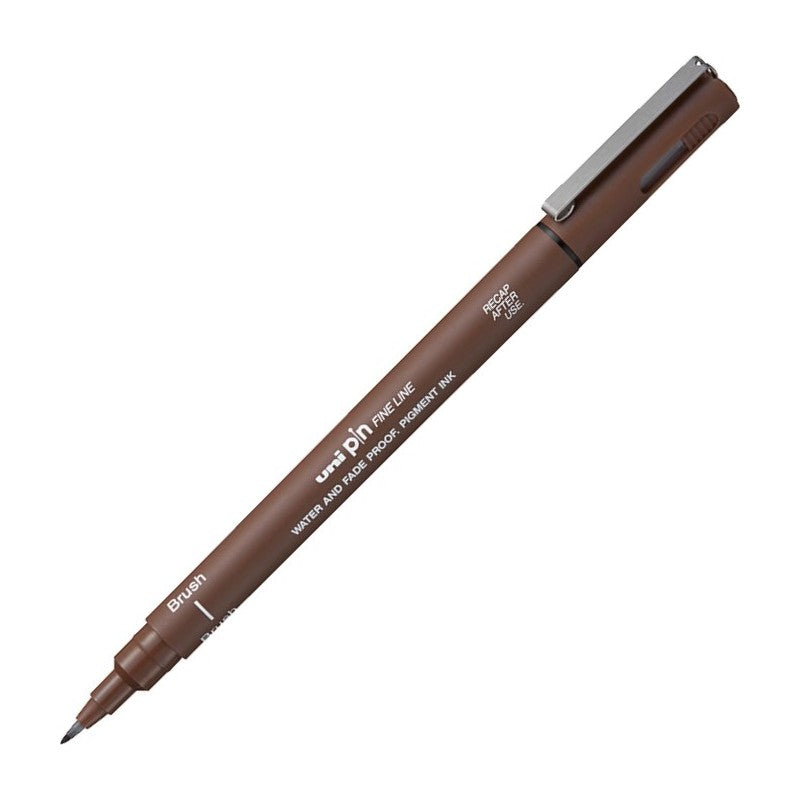 CANETA MITSUBISHI UNIPIN BRUSH SEPIA