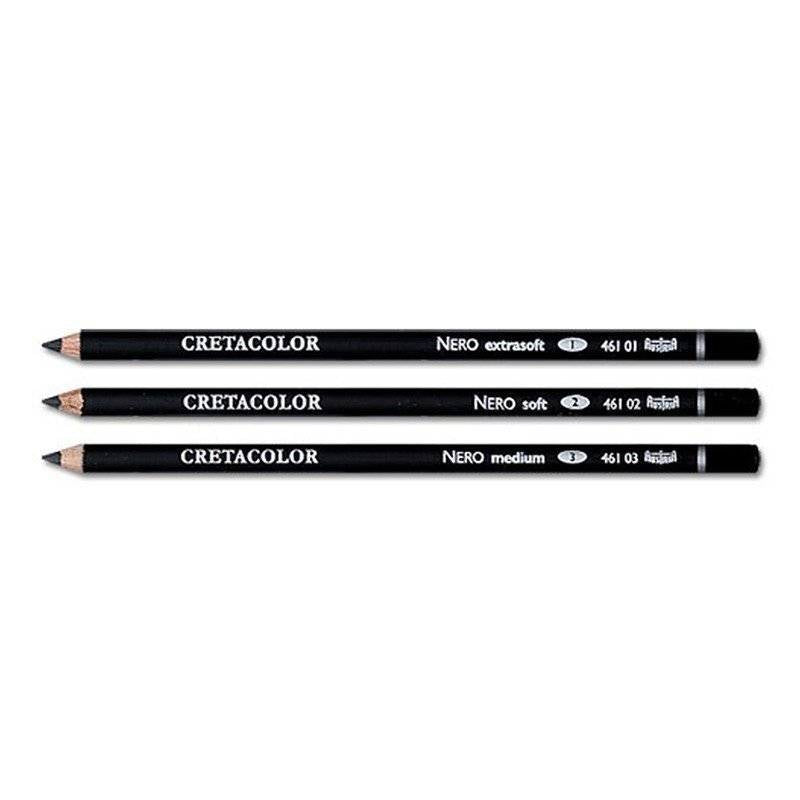LAPIS ESBOÇO CRETACOLOR NERO C/ 03 UN