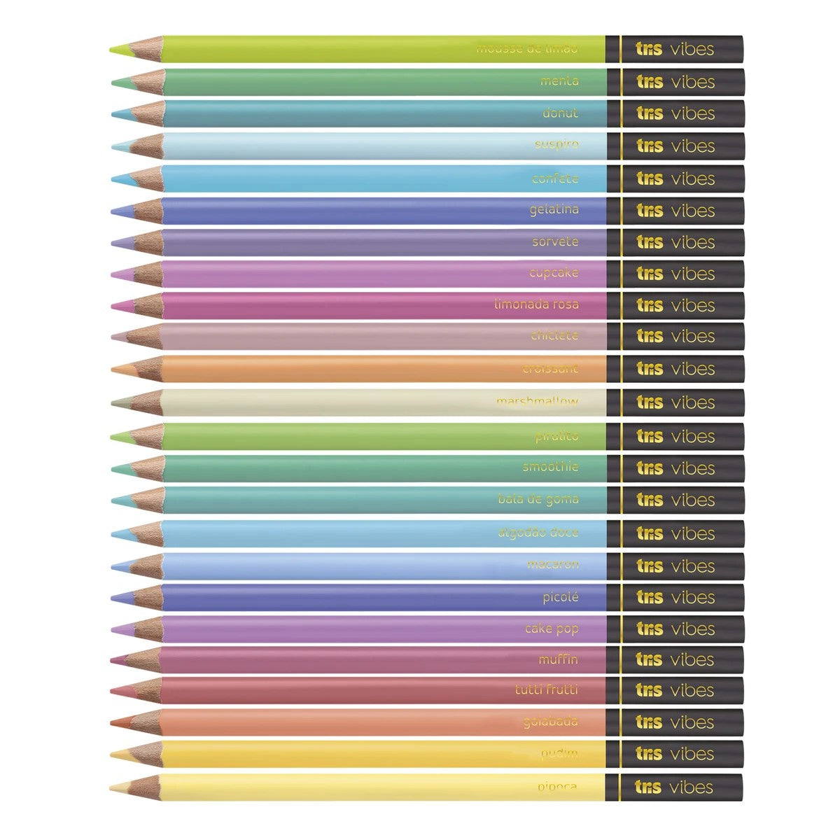 LAPIS COR TRIS VIBES 24 TONS PASTEL