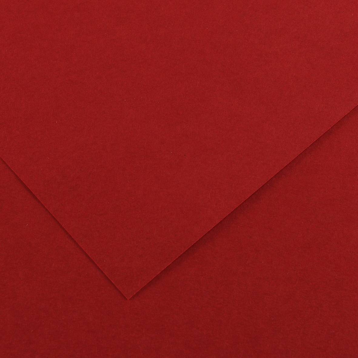 PAPEL CANSON IRIS VIVALDI 185G/M2 50X65 VERMELHO GRANATE