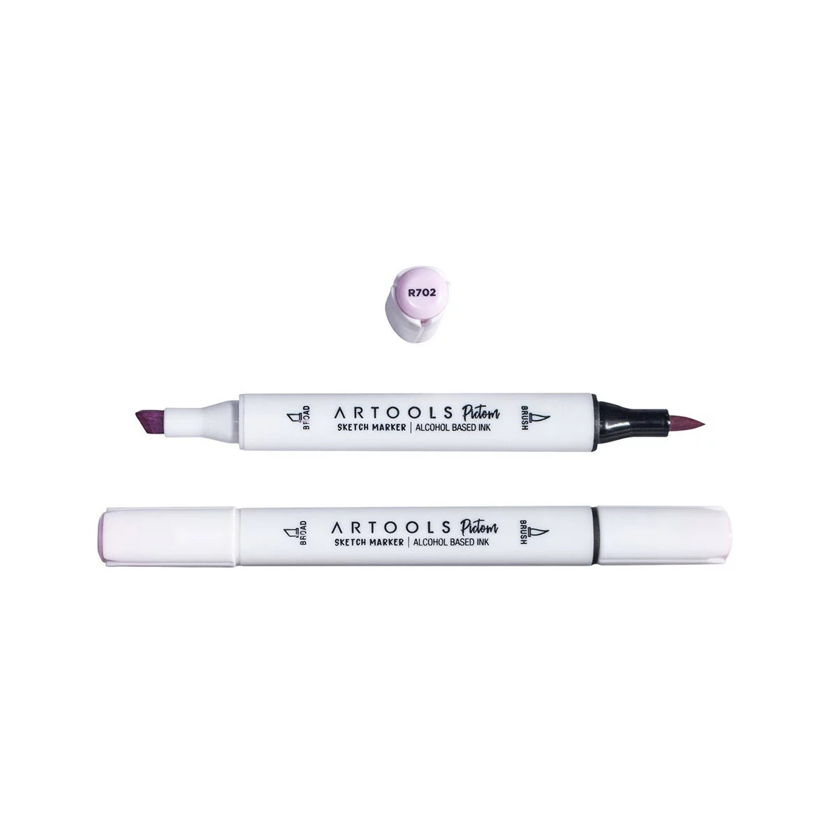 MARCADOR ARTOOLS PICTOM PONTA DUPLA MAUVE SHADOW (R702)