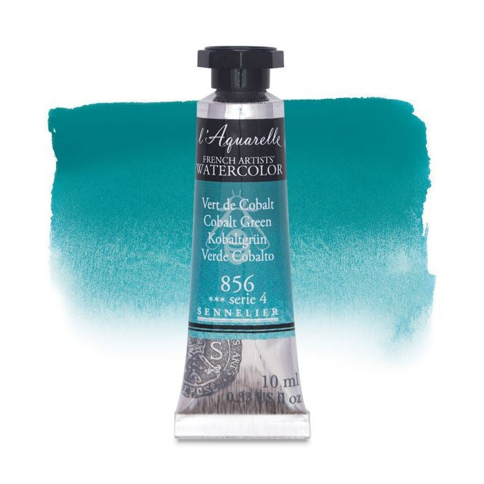 AQUARELA SENNELIER L'AQUARELLE 856 COBALT GREEN 10ML S4 N131501.856