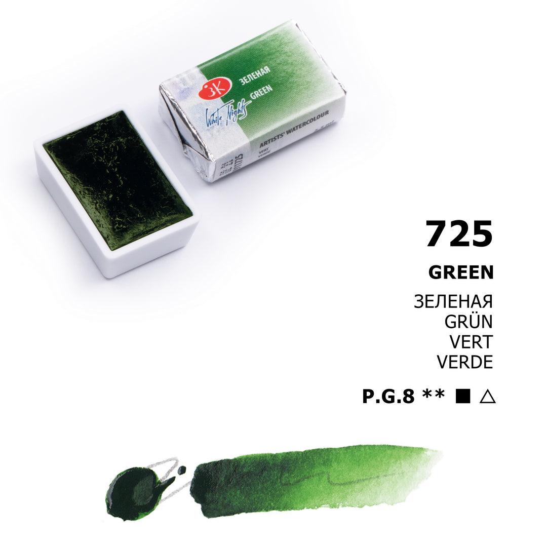 AQUARELA WHITE NIGHTS 725 GREEN FULL PAN S1