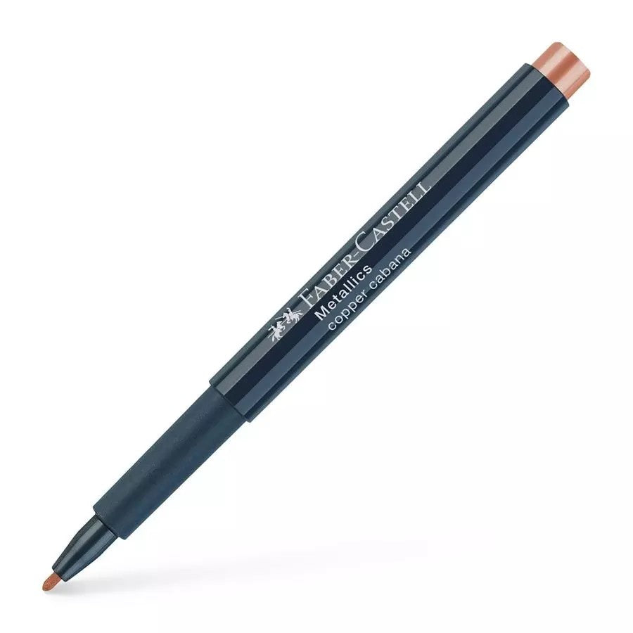 CANETA FABER CASTELL METALICA COBRE CABANA METAL