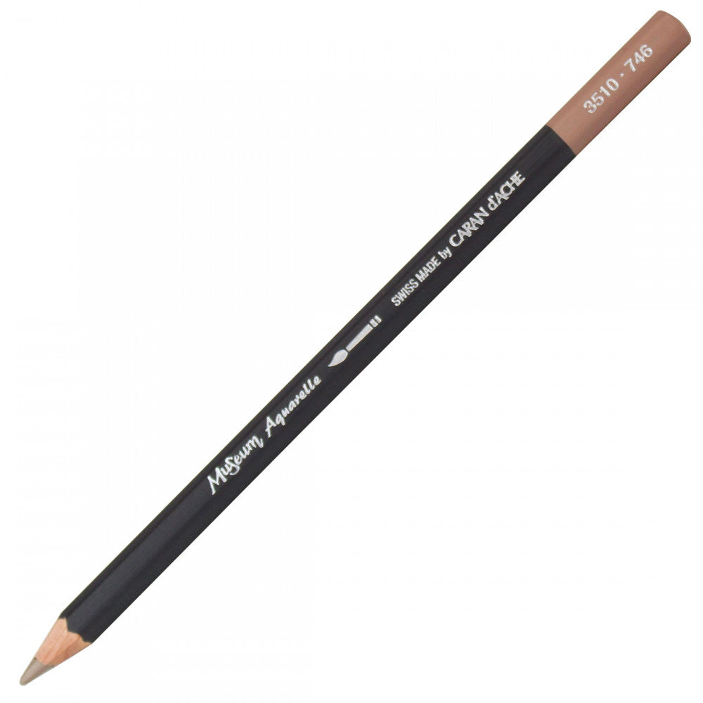 LAPIS AQUARELAVEL CARAN D´ACHE MUSEUM 746 CARNE ESCURO 50 3510746