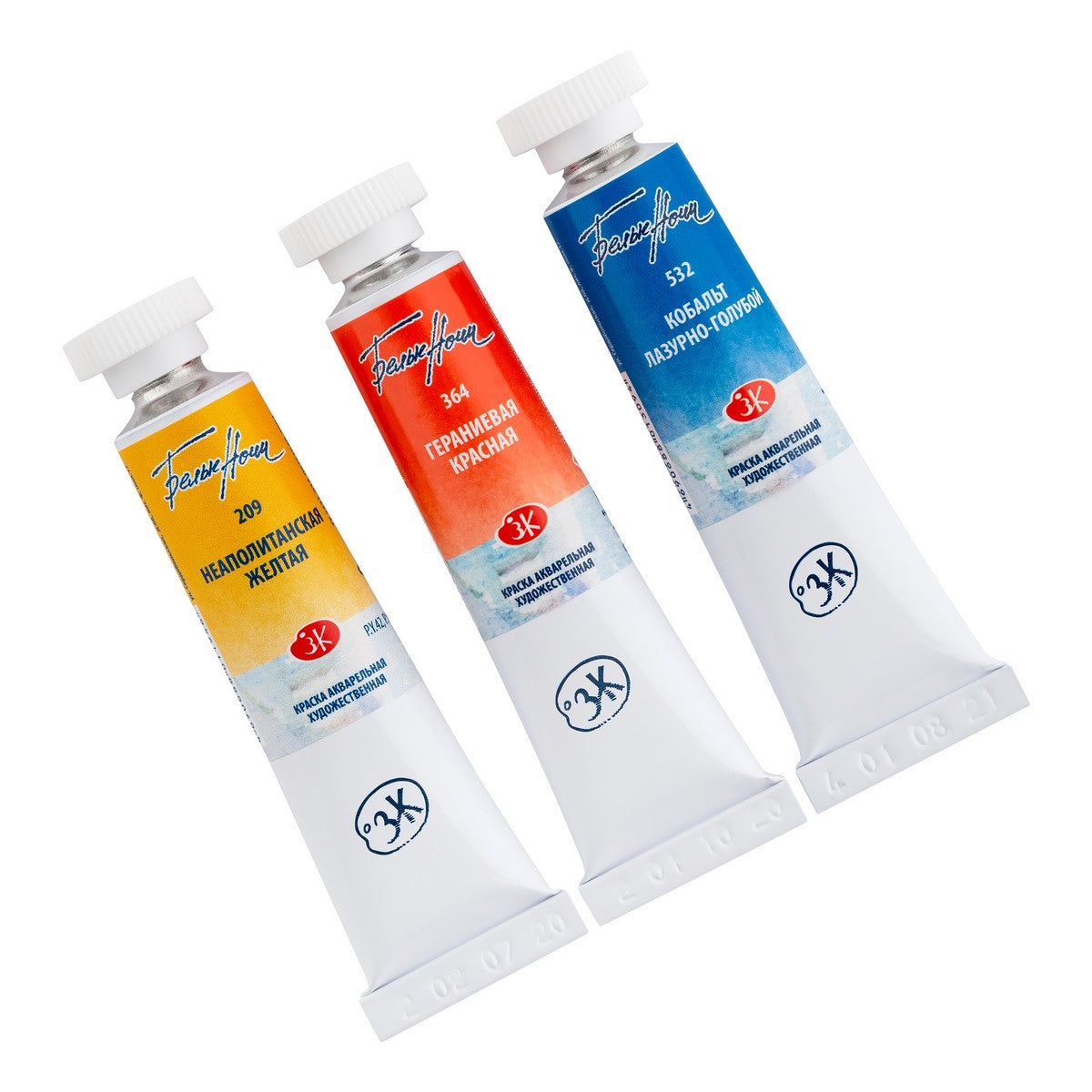 ESTOJO AQUARELA WHITE NIGHTS 03 TUBOS ROOFS (TONS BASICOS 2) 10ML