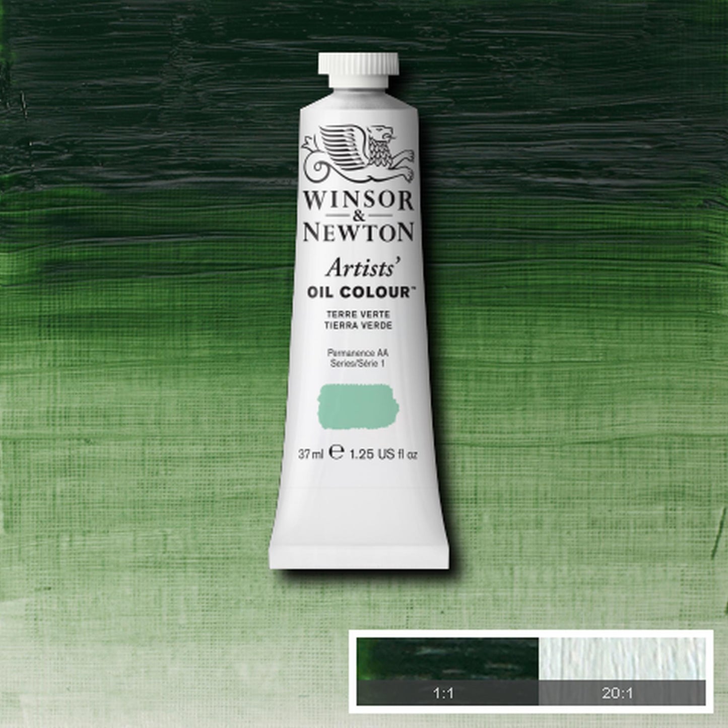 OLEO WINSOR NEWTON ARTISTS 037ML 637 TERRE VERTE S1