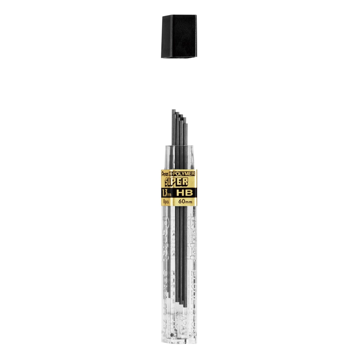 GRAFITE PENTEL 1,3mm HB 12 MINAS