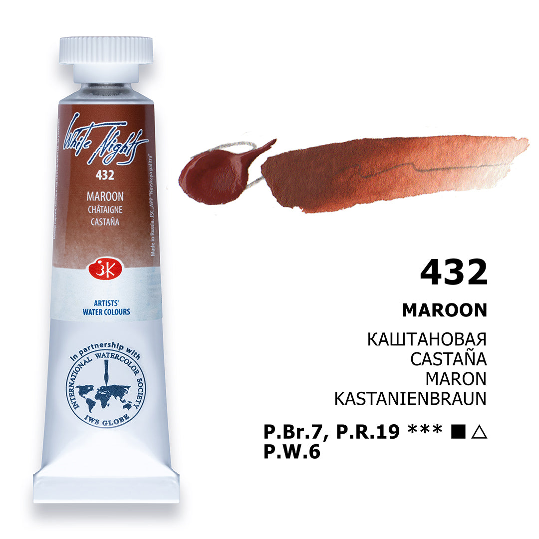 AQUARELA WHITE NIGHTS 432 MARRON (NEW) 10ML S1