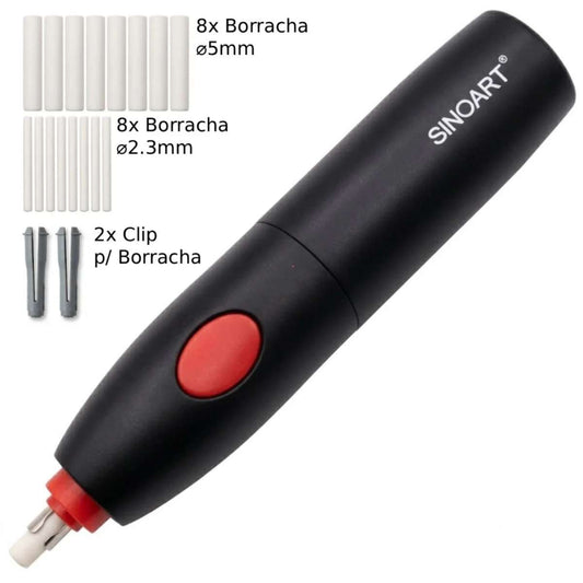 BORRACHA ELETRICA PARA DESENHO SINOART C/16 REFILS A298