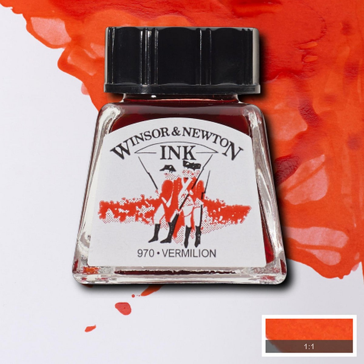 DRAWING INKS WINSOR NEWTON 14ML 680 VERMILION 1005680