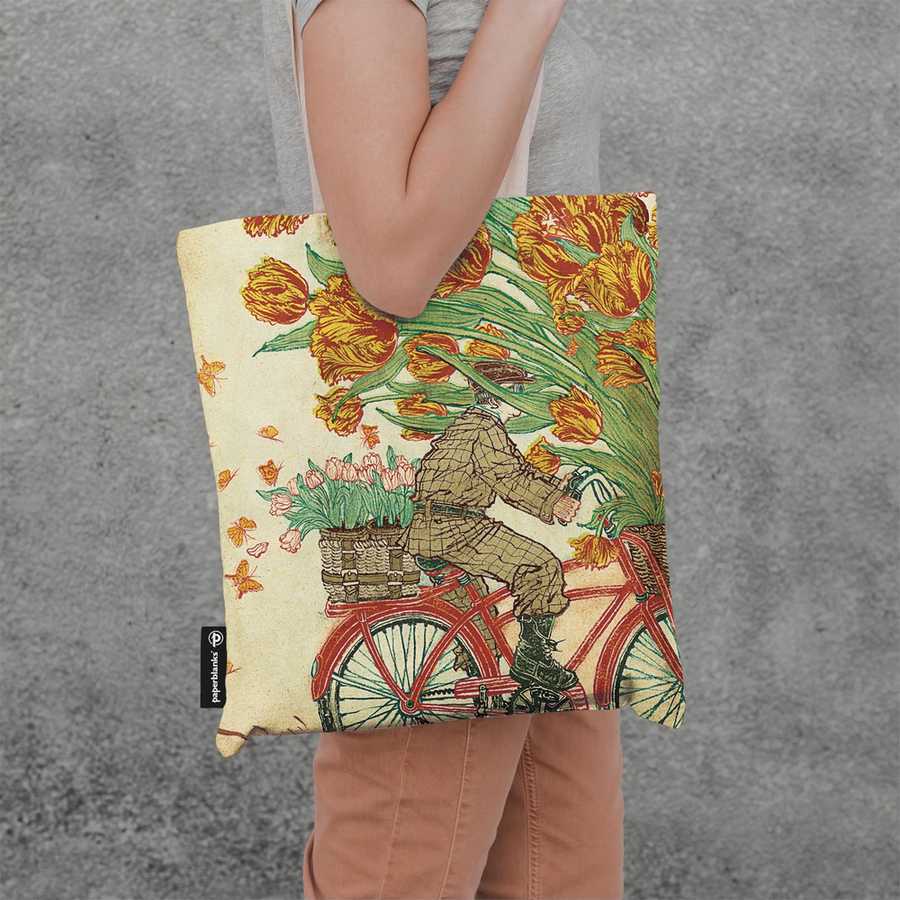 PAPERBLANKS CANVAS BAG HOLLAND SPRING 8149-4