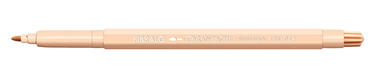 CANETA FIBRALO 042 BEGE 185042