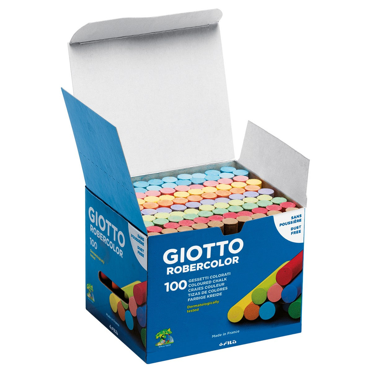 GIZ COLORIDO GIOTTO ROBERCOLOR 100 UNIDADES